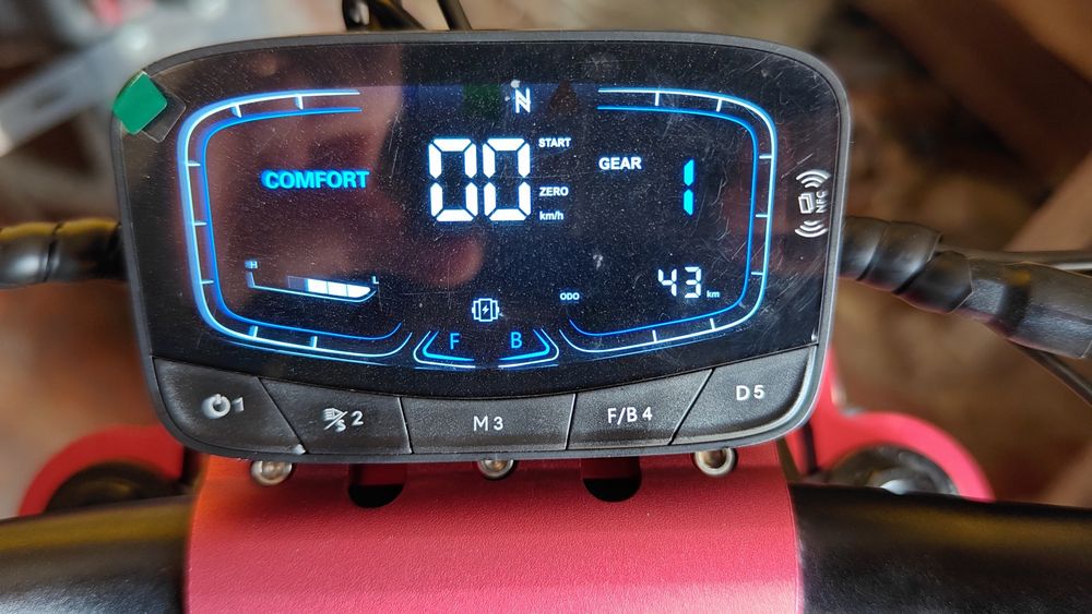 Molo 5 електричний скутер 72v60ah малий та потужний