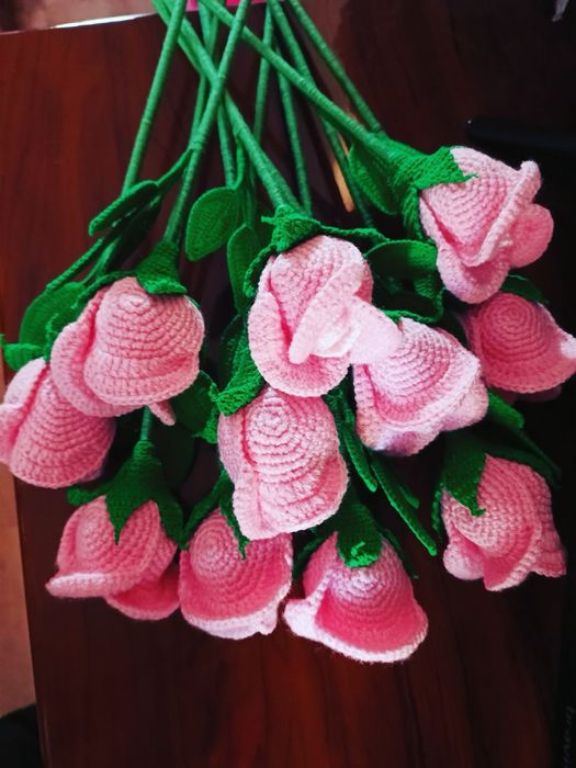 Роза розы  букет ручная работа