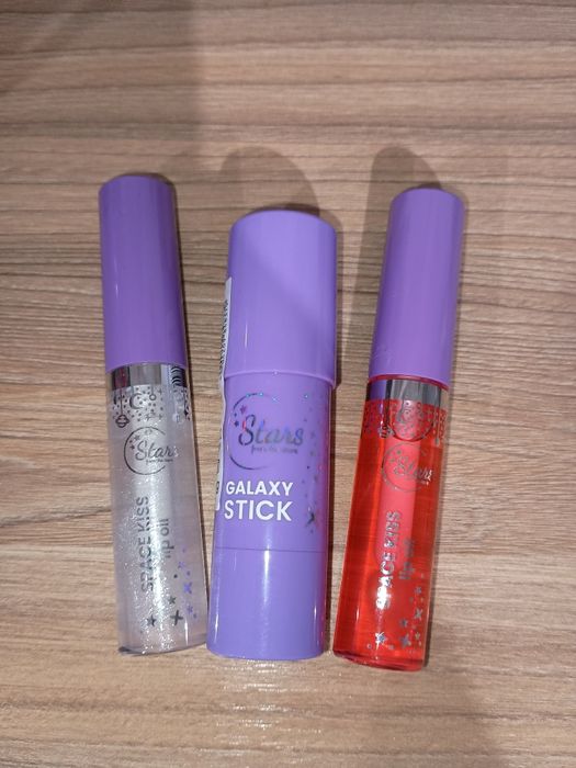 Lip oil x2 + Galaxy stick nowe