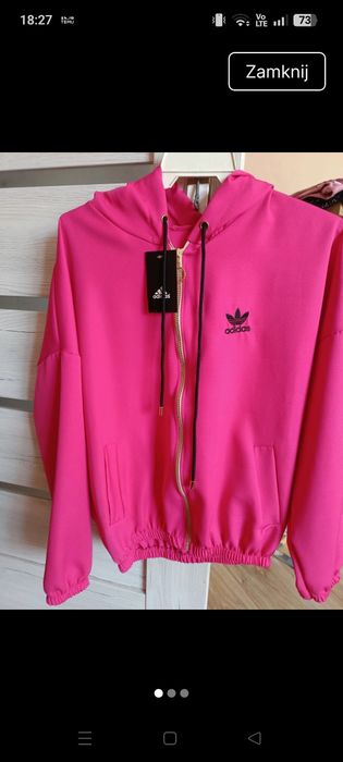 Bluza damska różowa