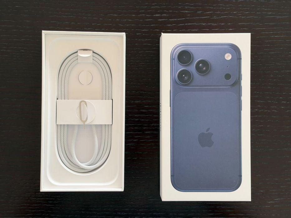 Apple iPhone 17 Pro 1TB Azul – Caixa – Impecável
