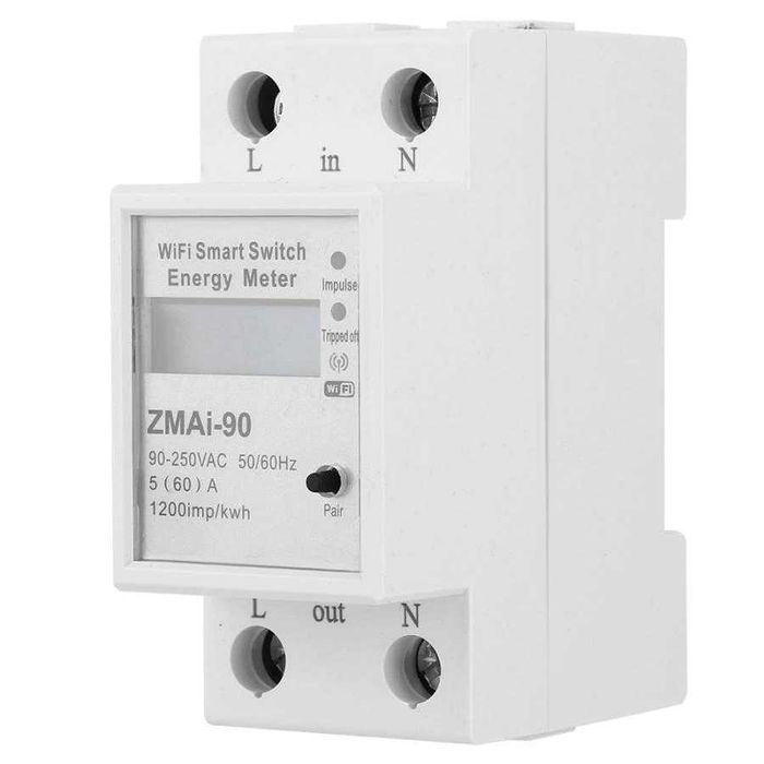 Medidor de energia wifi ZMAi-90 - quadro elétrico
