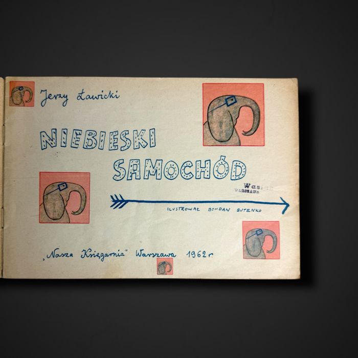 Jerzy ławicki Niebieski samochód bohdan butenko b51/160414