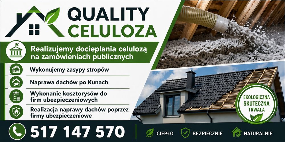 Ocieplenia celuozą