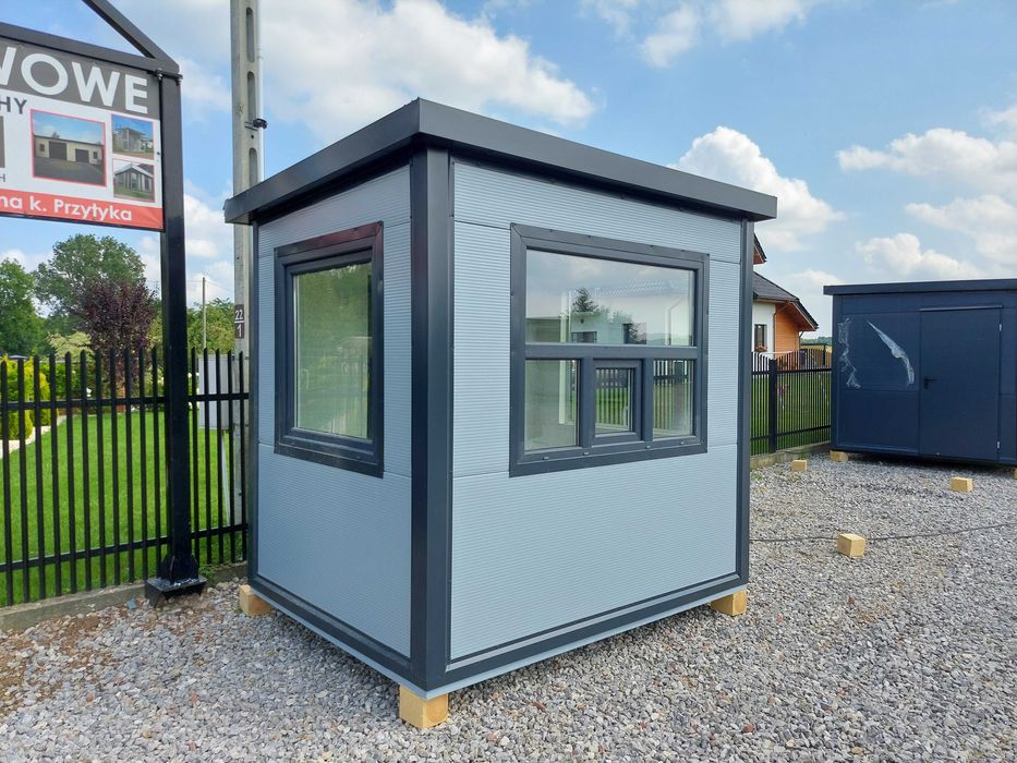 kontener ocieplany stróżówka pawilon budka biuro sterownia kabina