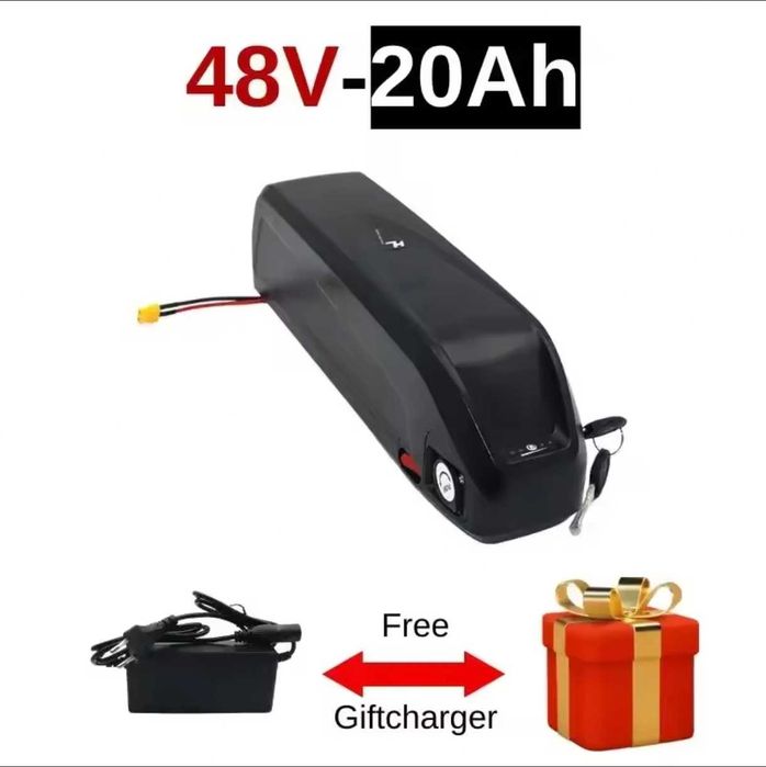 Kit Conversão E-Bike Elétrico 1000W 48V + Bateria