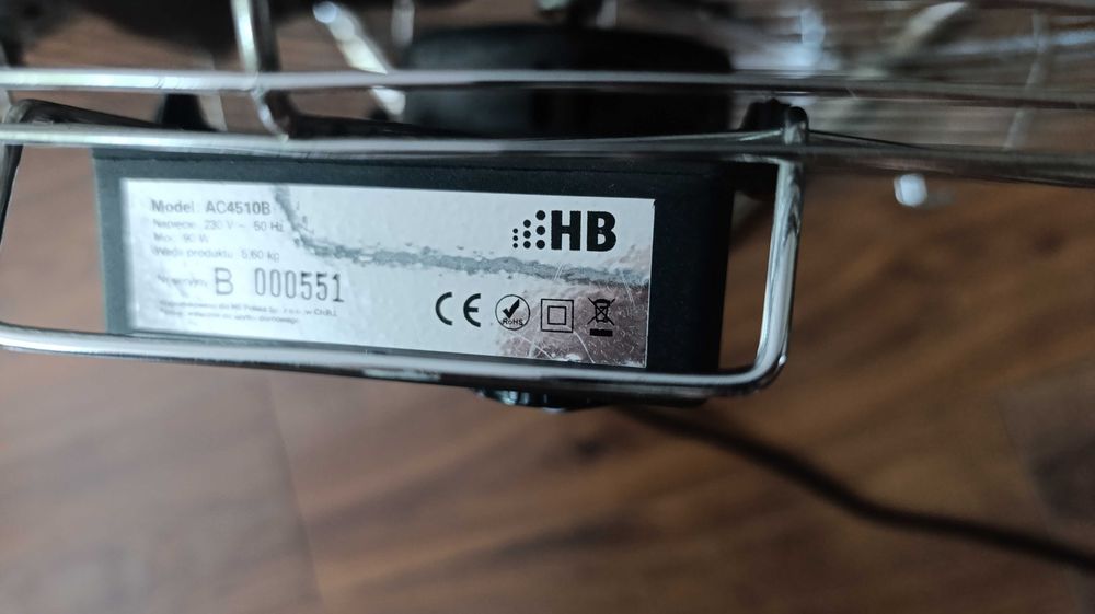 Wentylator podłogowy HB 90W