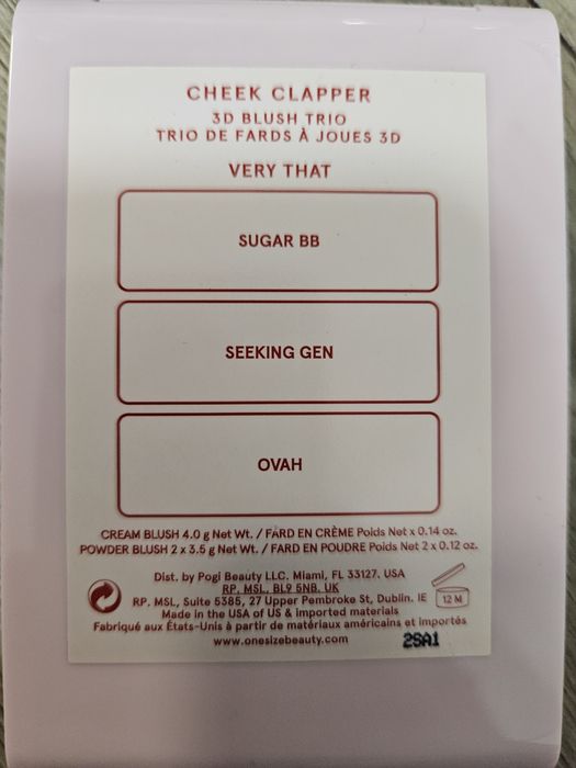 Patrick Starrr One/size paleta róży_Very That_nowy