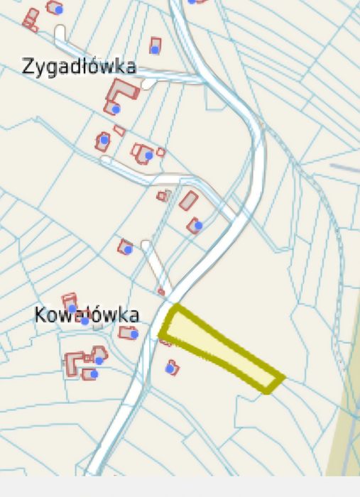 Działka Rdzawka 36 arów