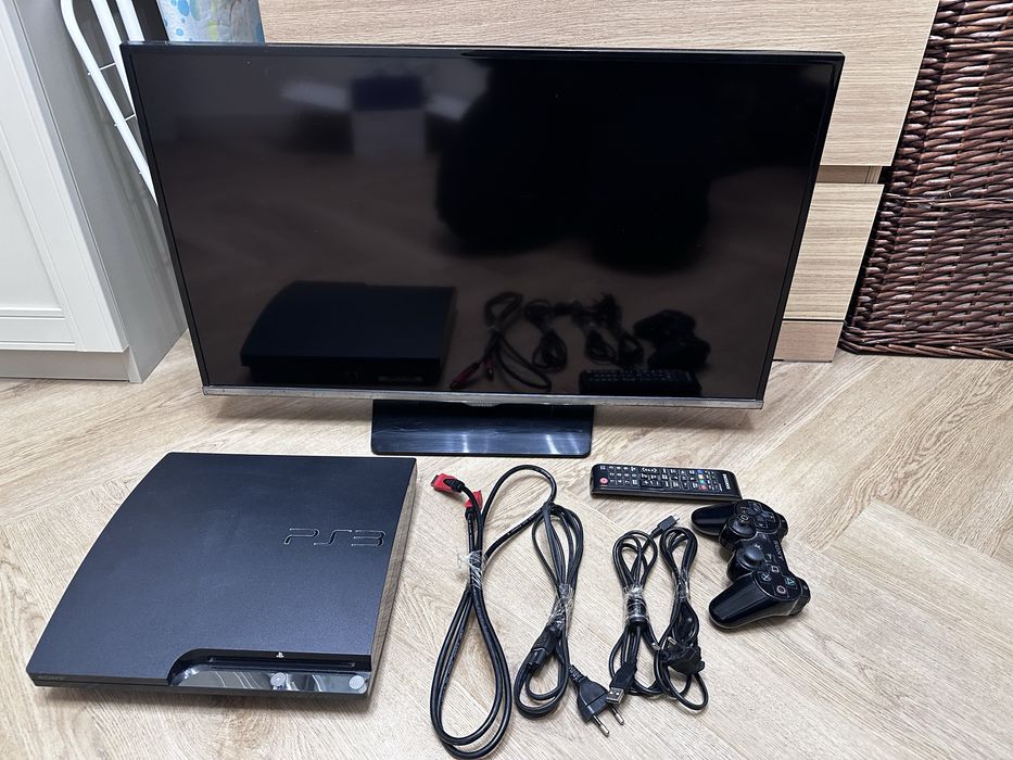 Telewizor 32 cale + PS3