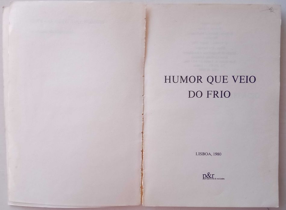 Humor Que Veio do Frio - - - - - Livro