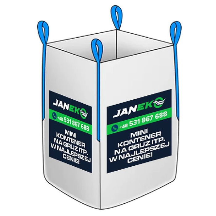 Mini kontenery  na odpady ROZBIÓRKI wywóz gruzu czyszczenie piwnic