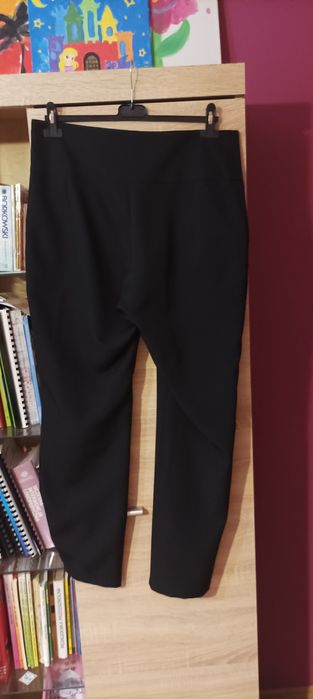 Czarne eleganckie spodnie XL