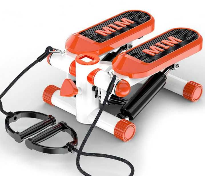 Тренажер степпер с эспандером счетчиком калорий Renew Польша до 100 кг