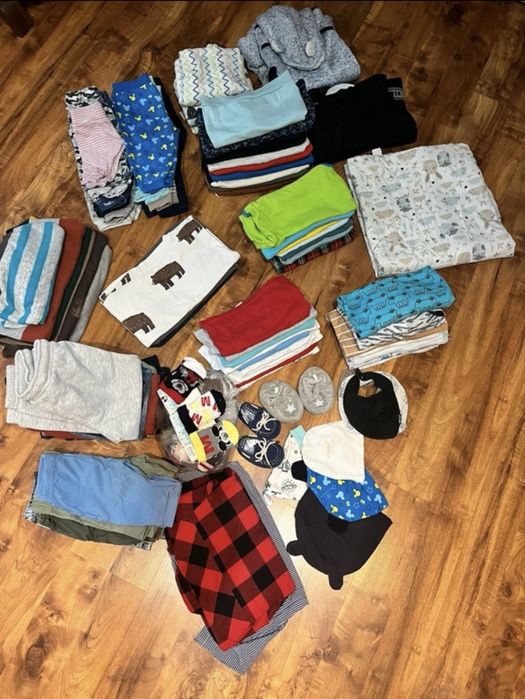 Duża paka ubrań chłopięcych niemowlęcych dziecięcych