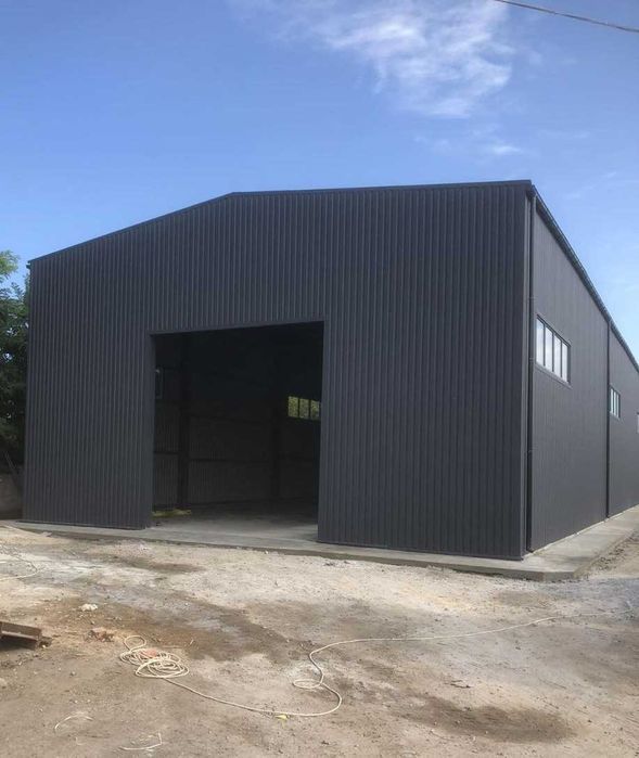 Ангар. Складське приміщення. Будівництво ангарів. Цех.