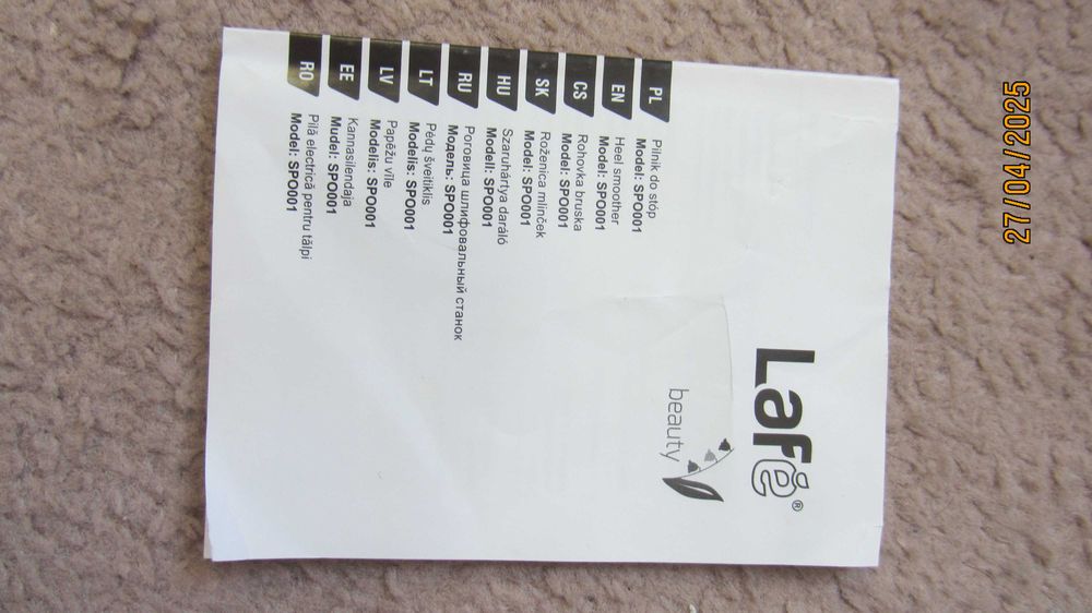 Pilnik do stóp "Lafe"