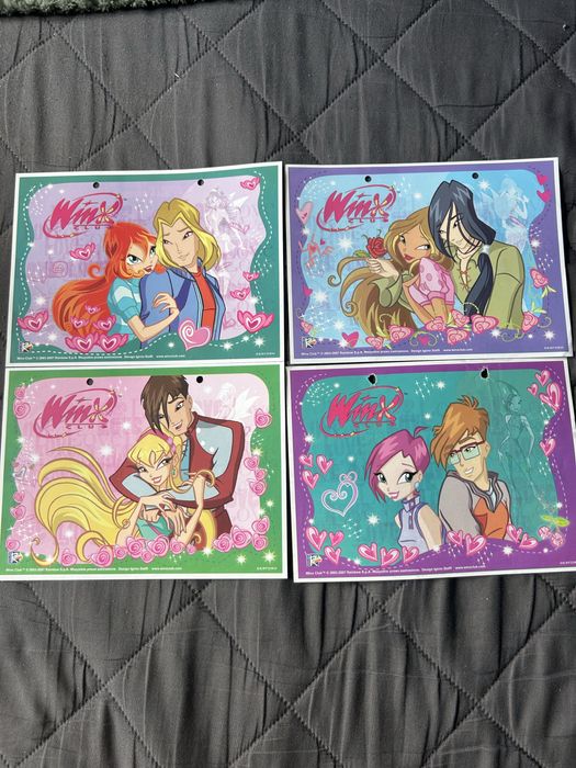 Karteczki Winx.