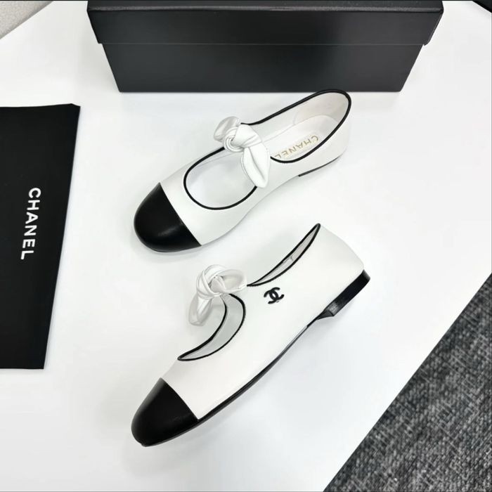 Кожанные туфли Chanel