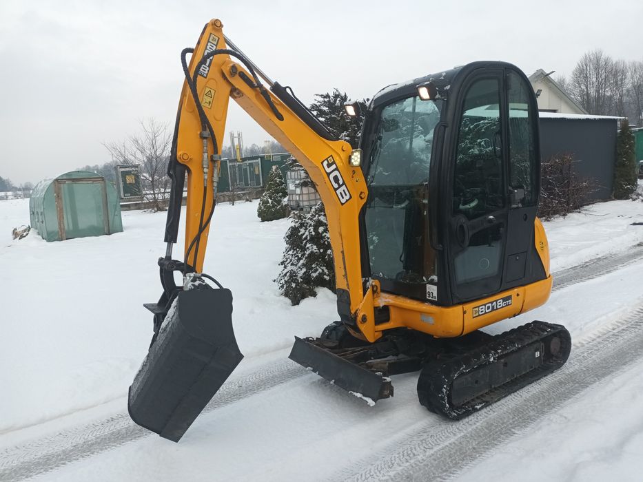 JCB 8018 Minikoparka 1,8T 2014r Łyżka Hydrauliczna. Cena Brutto Okazja