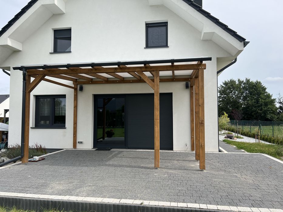Altana ogrodowa wiata domki caloroczne