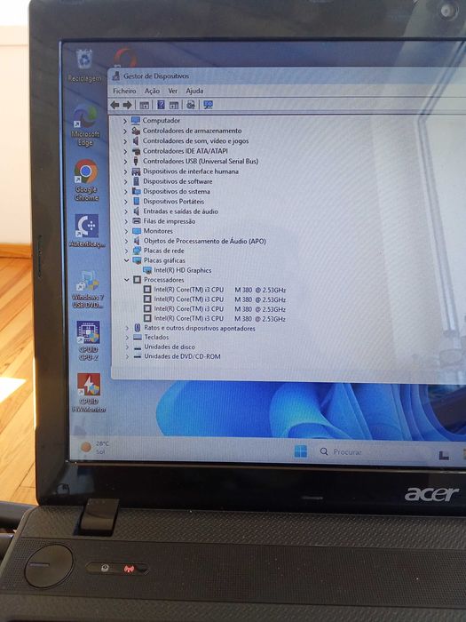 Peças Acer Aspire 5333