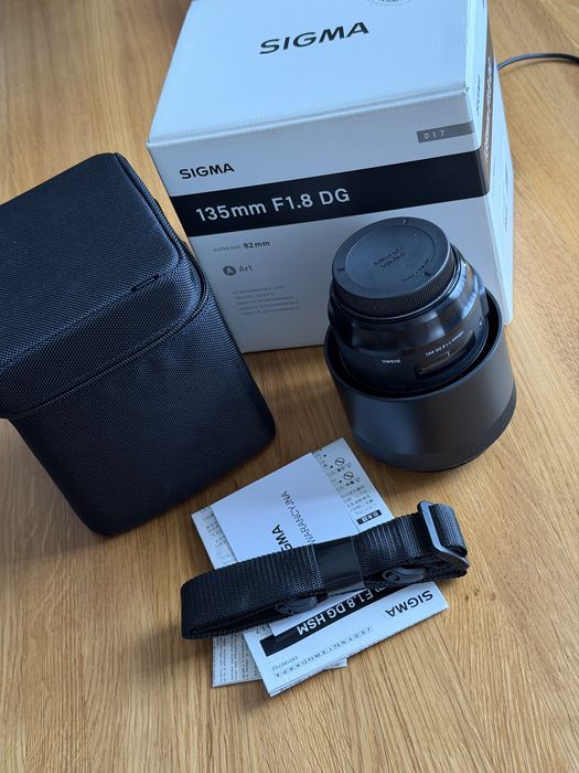 Obiektyw Sigma 135 mm 1.8 DG ART Canon JAK NOWY