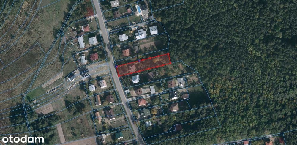 Działka budowlana 18 ar – Rakszawa – przy lesie - Widok 3