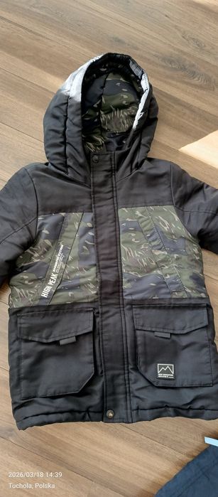 Kurtka zimowa plus spodnie r.116