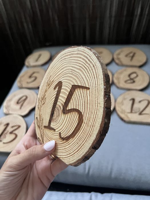 Placas para mesa casamento/batizado