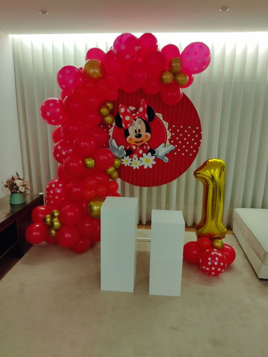 Decoração de festas, com balões