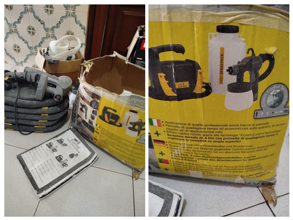 Pistola pintura base água e acrílica