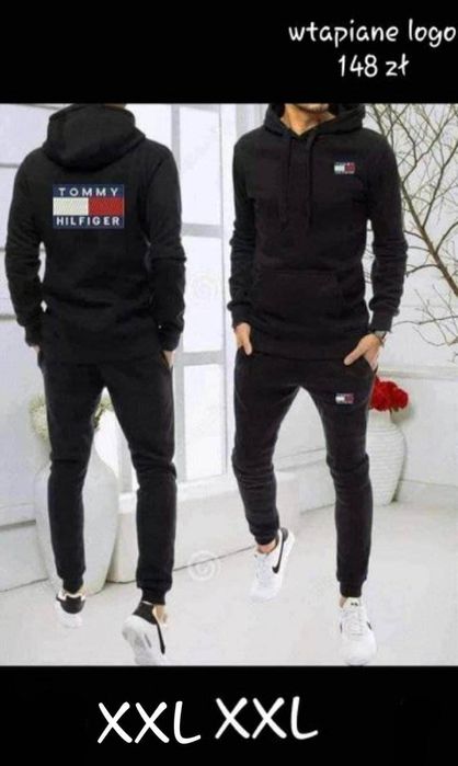 Nowy dres wtapiane logo od M do XXL