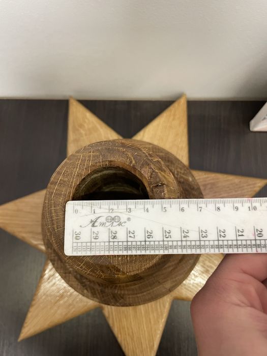 Підставка під новорічну ялинку з дуба ручна робота, подставка под ёлку