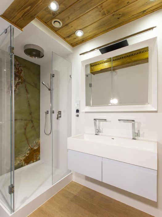 Blaty, umywalki z blatem na wymiar. Nietypowe umywalki podwójne Corian