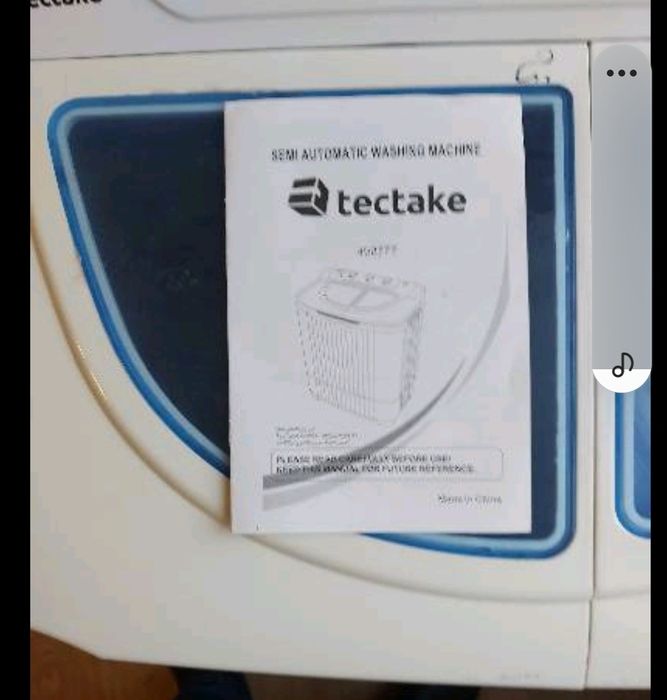 Пральна машина напівавтомат Tectake