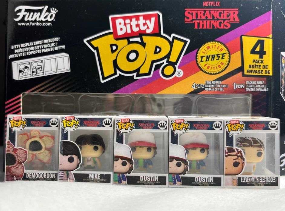 Фігурки Funko Pop Bitty Pop дивні дива, Dustin, Demogorgan