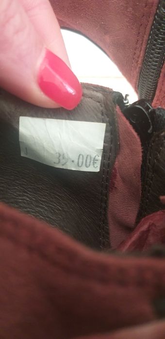 Sapato samelli senhora bordô