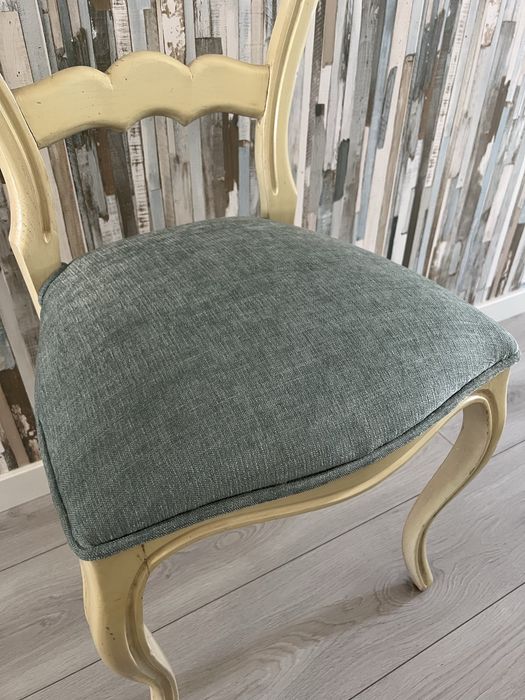 Conjunto de 2 cadeiras vintage estofadas