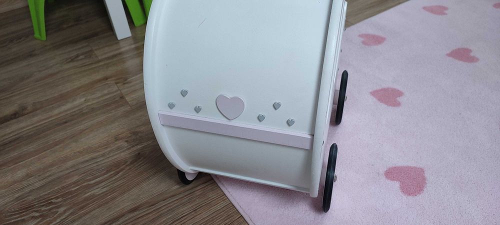 Wózek zabawka drewniana