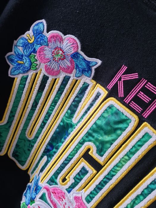 Bluza Kenzo Jungel czarna z logo M/L