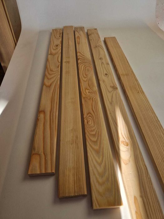 Deski strugane sztachety na płot balustrady listwy warzywniak Modrzew