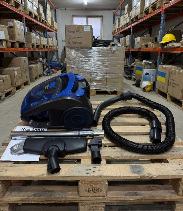 Пилосос Rainberg RB-652B 3700Вт циклонний контейнерний пылесос