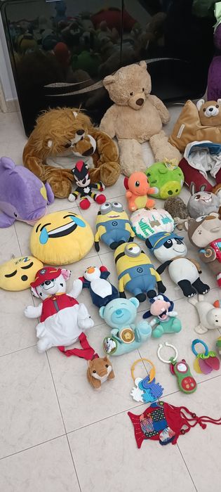 Conjunto de bonecos de peluche