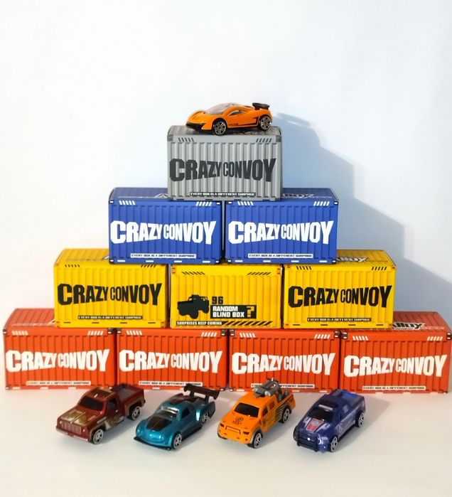 Набор металлических машинок 24-шт по типу Hot Wheels в коробочках.