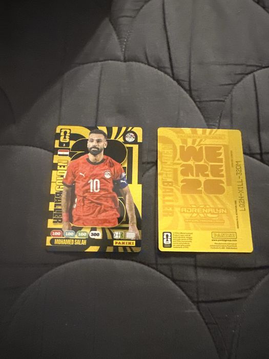 Mohamed Salah Golden Baller Panini World Cup 2026