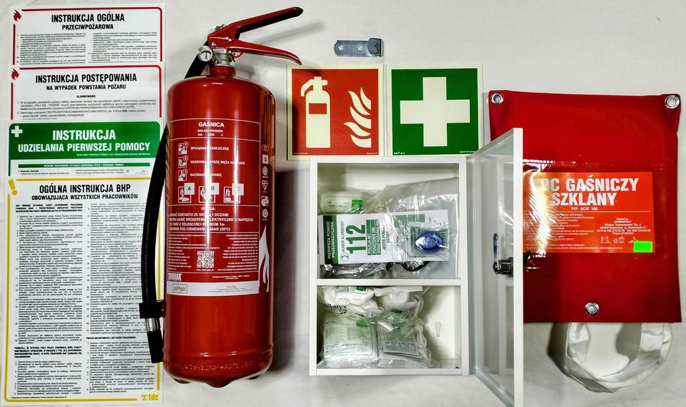 Pełny zestaw PPOŻ i BHP Tanio