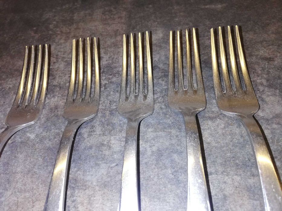 Stare duże widelce lata 60-70-te