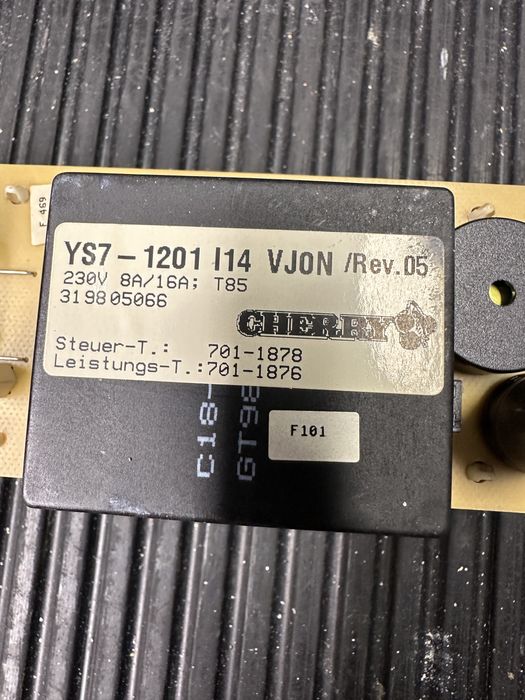 Panel sterujący dotykowy płyta grzewcza