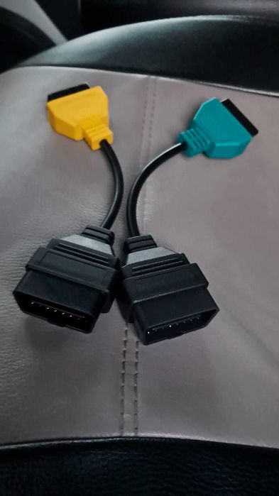 Scanner de diagnóstico OBD2 ELM327 Vgate VLinker MC+ com cabos adaptadores OBD2 para Fiat/Alfa Romeo/Lancia e aplicação AlfaOBD